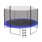 Siatka do trampoliny 244 cm 8FT 6 słupków - niebieska